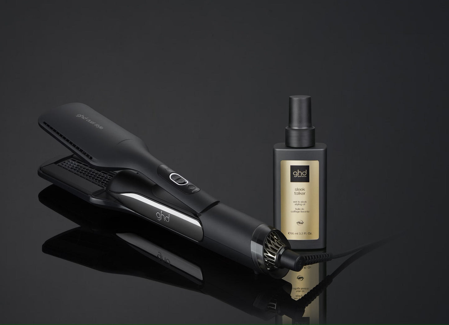 NEW GHD SLEEK TALKER - Wet to Sleek Styling Oil