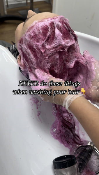 NEVER do these things when washing your hair!
