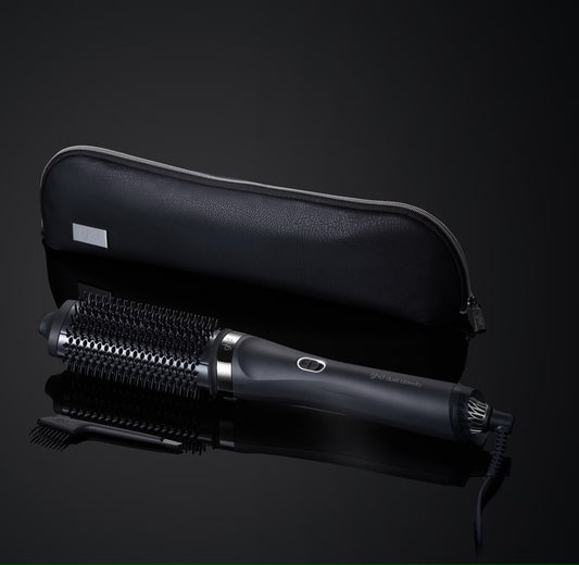 new ghd duet blowdry hair dryer brush in black