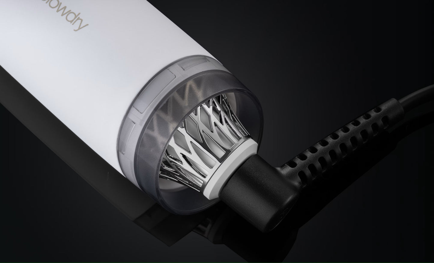 new ghd duet blowdry hair dryer brush in white
