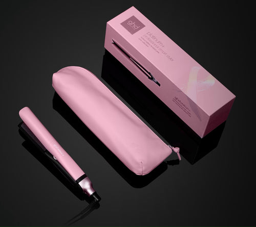 new ghd platinum+ hair straightener in fondant pink