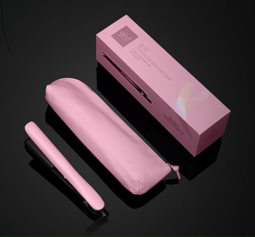 new ghd gold hair straightener in fondant pink