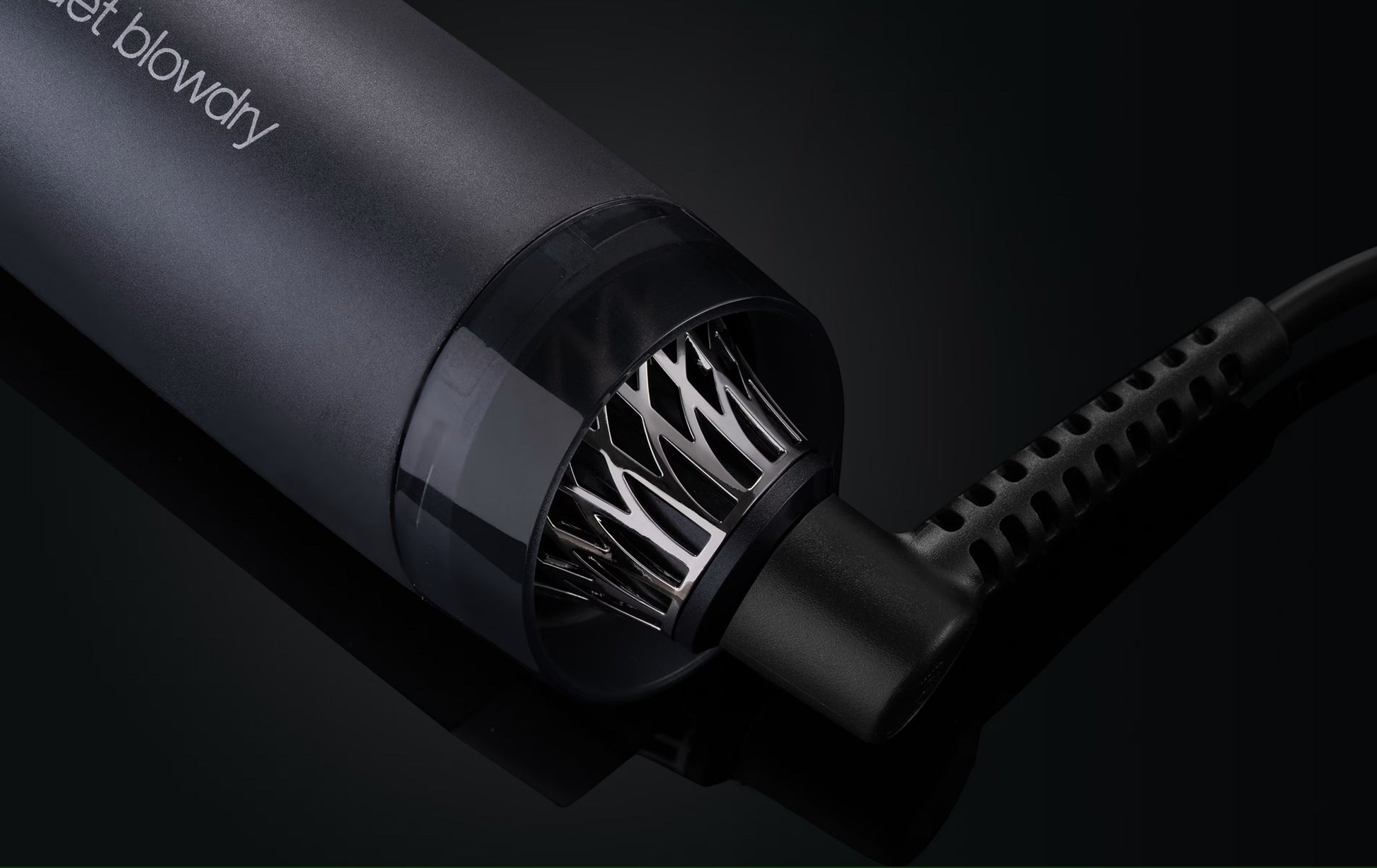 new ghd duet blowdry hair dryer brush in black