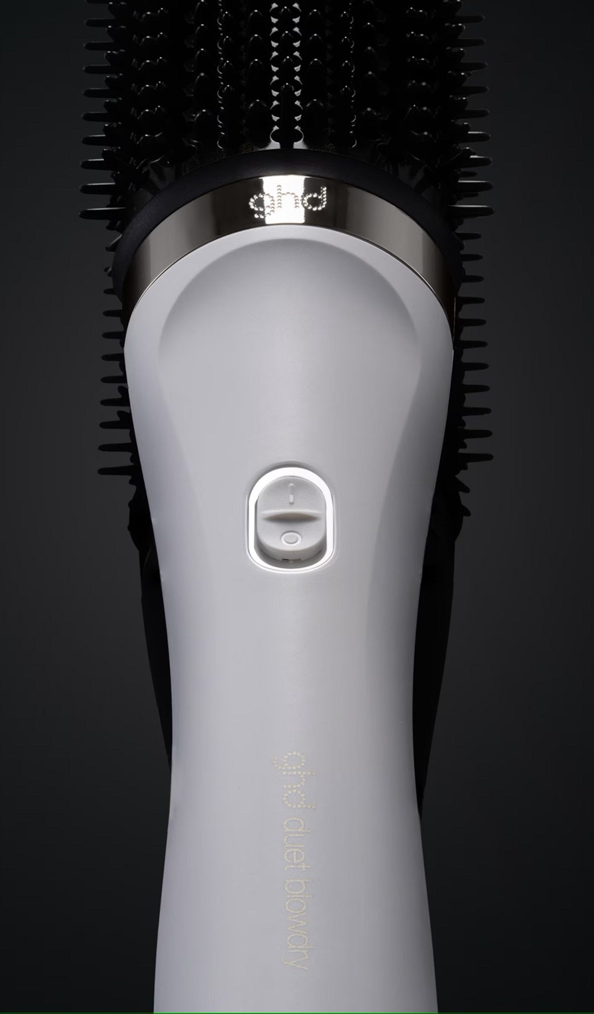 new ghd duet blowdry hair dryer brush in white